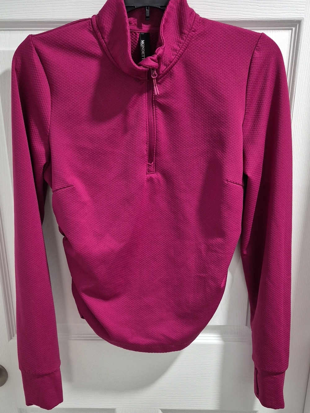 Mondetta Magenta Half-Zip Turtleneck Pullover
